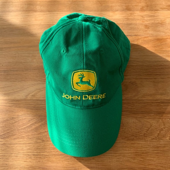 John Deere Accessories - John Deere SnapBack Hat Yellow Logo